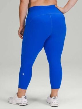 Lululemon crop 23” Bright Royal Blue High-Waist Capri Leggings